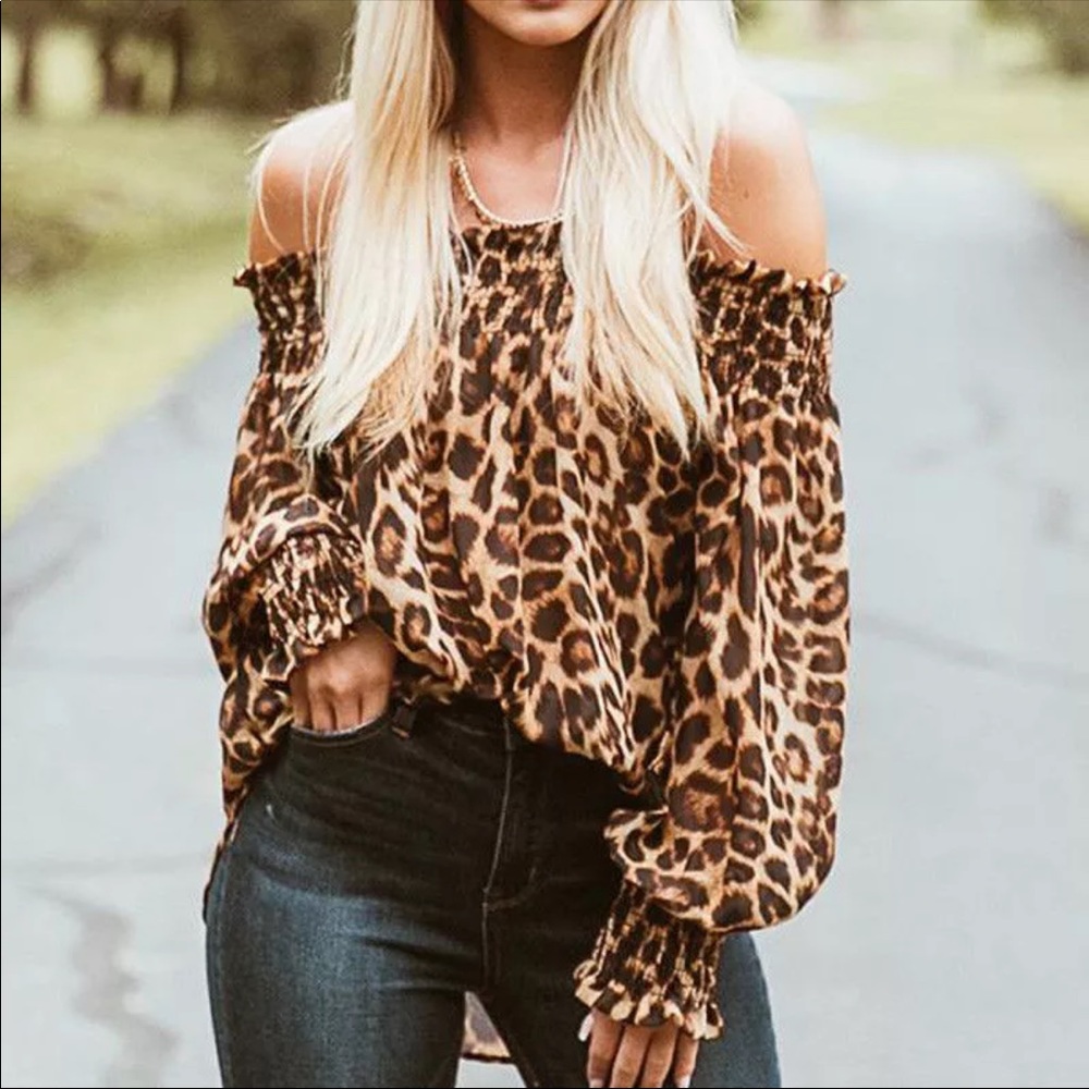 PERFECT LEOPARD TOP - Picture 2 of 8